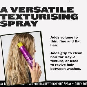 Bed Head by TIGI Queen for a Day Volume Thickening Spray for Fine Hair 311ml - gallery image 4