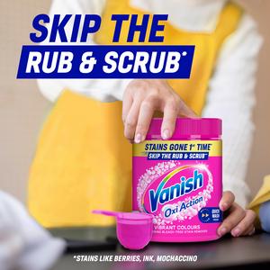 Vanish Oxi Action Laundry Booster Washing Powder 1.35kg - gallery image 3
