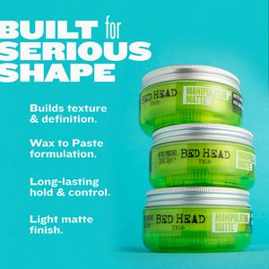 Bed Head by TIGI Manipulator Matte Hair Wax Paste with Strong Hold 57g - gallery image 3