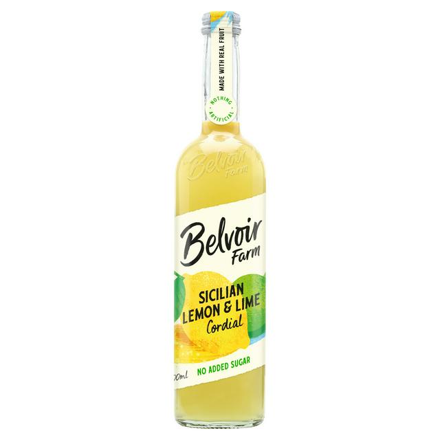 Belvoir Farm No Added Sugar Sicilian Lemon & Lime Cordial 500ml - gallery image 1
