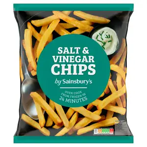 Sainsbury's Salt & Vinegar Chips 750g