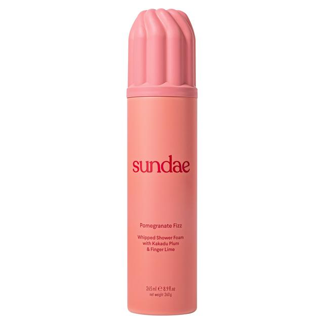Sundae Pomegranate Fizz Whipped Shower Foam with Kakadu Plum & Finger Lime 260g - gallery image 1