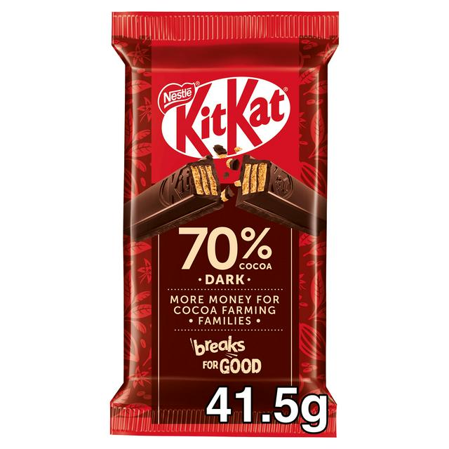 Kitkat 4f Dark Cocoa 41.5g Iap | Sainsbury's