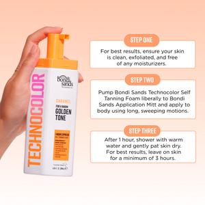 Bondi Sands Technocolor 1 Hour Express Self Tanning Foam Caramel 200ml - gallery image 6