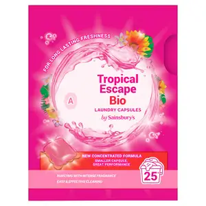 Sainsbury's Tropical Escape Bio Laundry Capsules 25 Washes