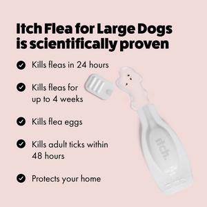 Itch Flea Large Dog Flea & Tick Spot On Treatment 1 Pipette (20-40kg) - gallery image 4