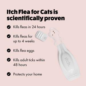 Itch Flea Cats Flea & Tick Spot On Treatment 1 Pipette (1kg+) - gallery image 4
