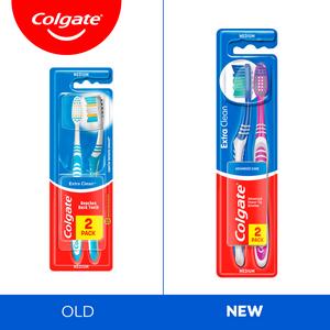 Colgate Extra Clean Medium Toothbrush x3 - gallery image 4