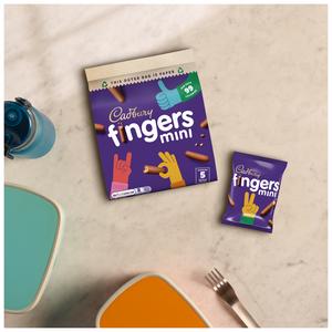 Cadbury Mini Fingers 5 x 19.3g Multipack Chocolate Biscuits - gallery image 2