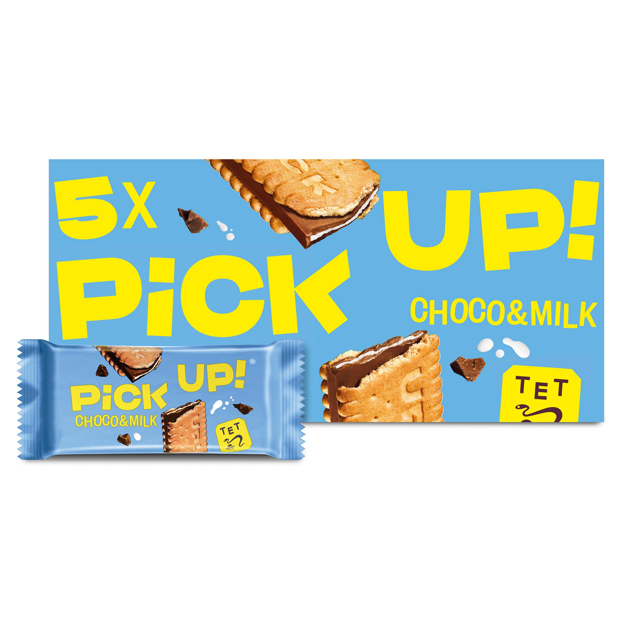 Bahlsen Pick Up Milk Chocolate Biscuit Bars Multipack x5
