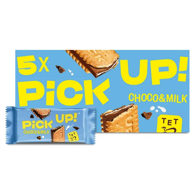 Bahlsen Pick Up Choco & Milk Chocolate Biscuit Bars x5 - gallery image 1