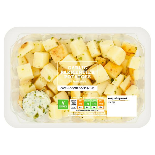 Sainsburys Garlic Parmentier Potatoes 400g