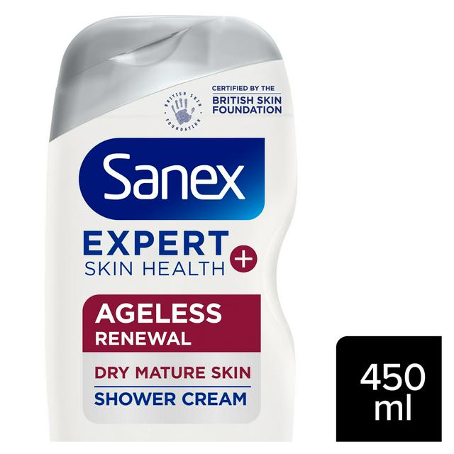 Sanex Expert Skin Health Ageless Renewal Shower Gel Body Wash 450ml - gallery image 1
