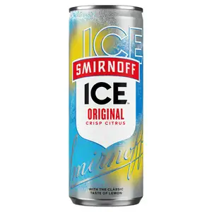 SAINSBURYS > Food Cupboard > Smirnoff Ice Original 4% Vol Can 250ml