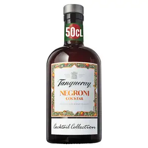 Tanqueray London Dry Gin Negroni Cocktail Drink 17.5% Vol Bottle 50cl