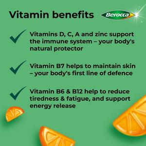 Berocca Immuno Orange Flavour Gummies x60 - gallery image 5