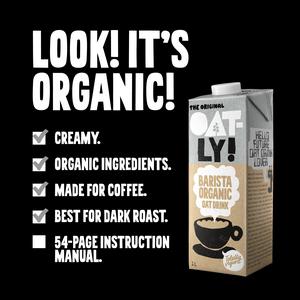Oatly Oat Drink Barista Organic Long Life 1L - gallery image 2