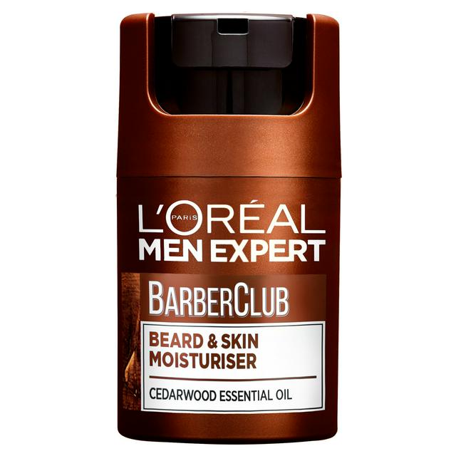 L'Oréal Men Expert Barber Club Short Beard & Face Soothing Gel Moisturiser 50ml - gallery image 1