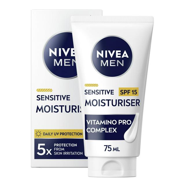 Nivea Men Sensitive Face Moisturiser SPF 15 75ml - gallery image 1