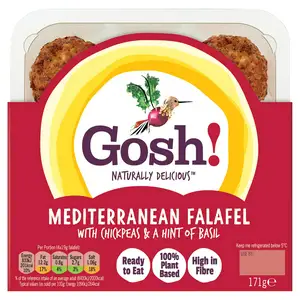 Gosh! Mediterranean Falafel with Chickpeas & Hint of Basil 171g