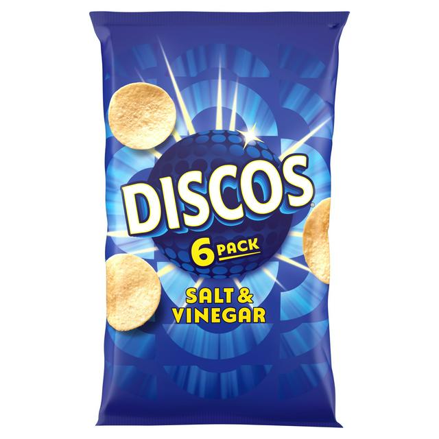 Discos Salt & Vinegar Multipack Crisps x6 - gallery image 1