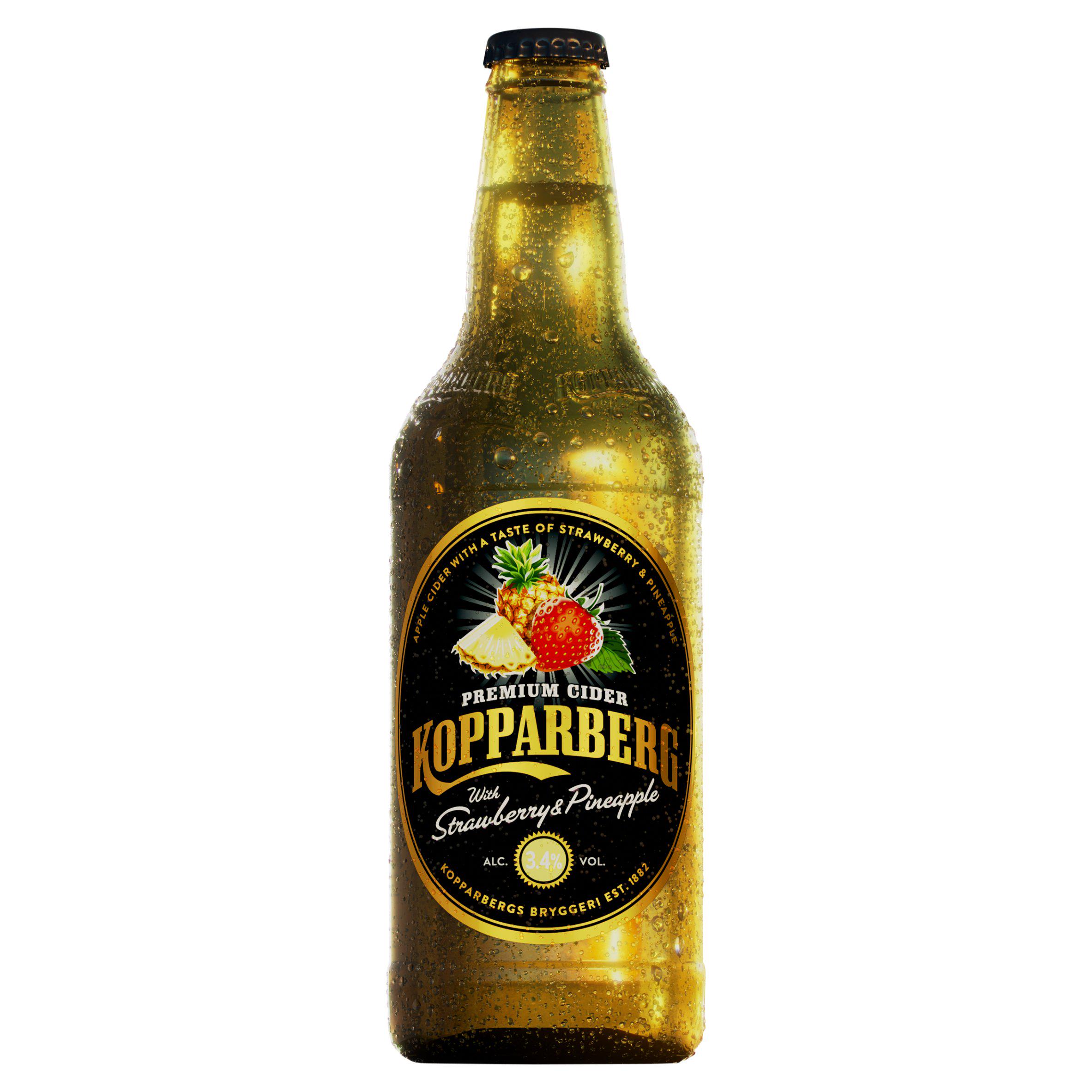 Kopparberg Premium Cider Strawberry & Pineapple Fruity Cider 500ml