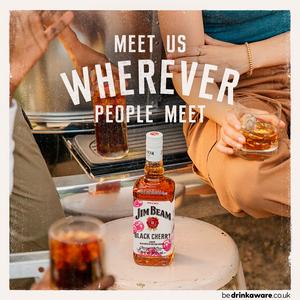 Jim Beam Black Cherry Liqueur Infused with Kentucky Straight Bourbon Whiskey 70cl - gallery image 6
