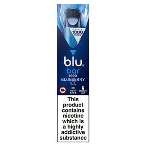 blu bar 1000 Blueberry Ice 20mg/ml | Sainsbury's blu bar 1000 Blueberry Ice 20mg/ml | Sainsbury's