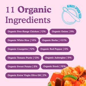 Little Freddie Organic Chicken & Rice Casserole Baby Food Pouch 7+ Months 130g - gallery image 3