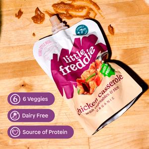 Little Freddie Organic Chicken & Rice Casserole Baby Food Pouch 7+ Months 130g - gallery image 5