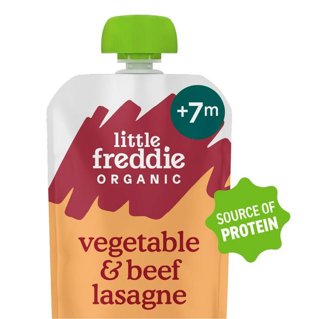 Little Freddie Organic Beef Lasagne with Cheese Baby Food Pouch 7+ Months 130g - gallery image 1