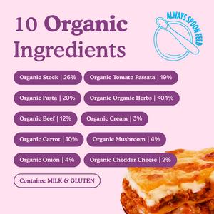 Little Freddie Organic Beef Lasagne with Cheese Baby Food Pouch 7+ Months 130g - gallery image 3