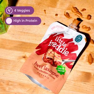 Little Freddie Organic Beef Lasagne with Cheese Baby Food Pouch 7+ Months 130g - gallery image 5