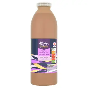 Sainsbury's Triple Belgian Chocolate Milk, Taste the Difference 750ml