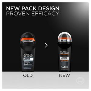 L'Oréal Men Expert 100ml Deodorant Carbon Protect Roll On 48H Anti-Perspirant - gallery image 3