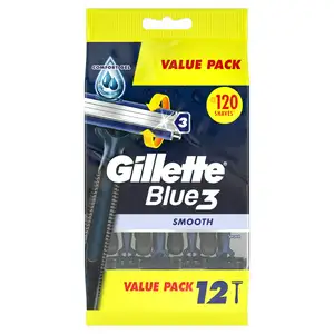 Gillette Blue3 Disposable Razors x12