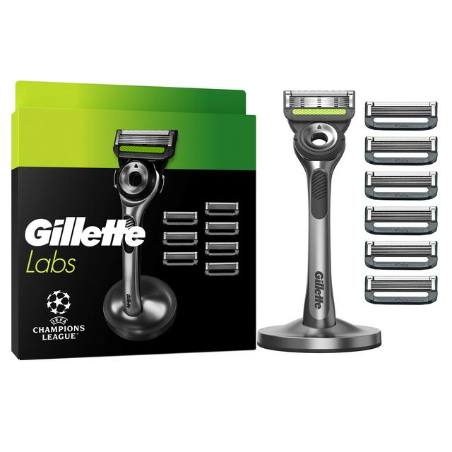 Gillette Labs With Exfoliating Bar Razor & 7 Blade Refill