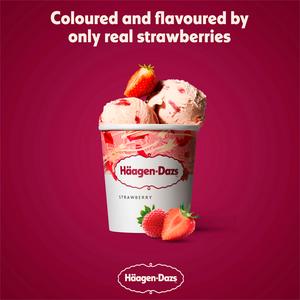 Haagen-Dazs Strawberries & Cream Ice Cream 460ml - gallery image 2