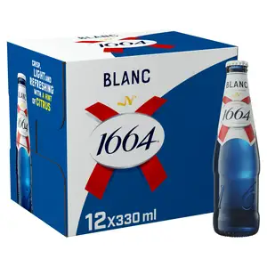 Kronenbourg 1664 Blanc Wheat Beer 12x330ml