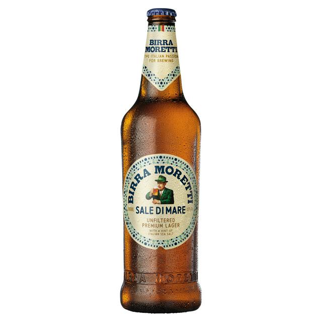 Birra Moretti Sale Di Mare Unfiltered Lager Beer Bottle 660ml - gallery image 1