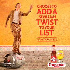 Cruzcampo Sevilla Lager Beer Bottle 660ml - gallery image 3
