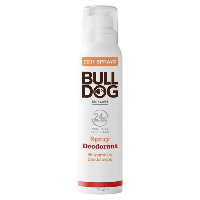 Bulldog Skincare Bergamot & Sandalwood Spray Deodorant 125ml