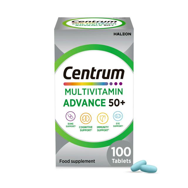 Centrum Advance 50+ Multivitamins & Vitamin Tablets x100 - gallery image 1