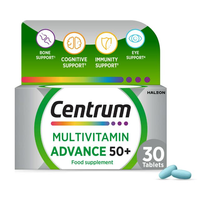 Centrum Advance 50+ Multivitamins & Vitamin Tablets x30 - gallery image 1