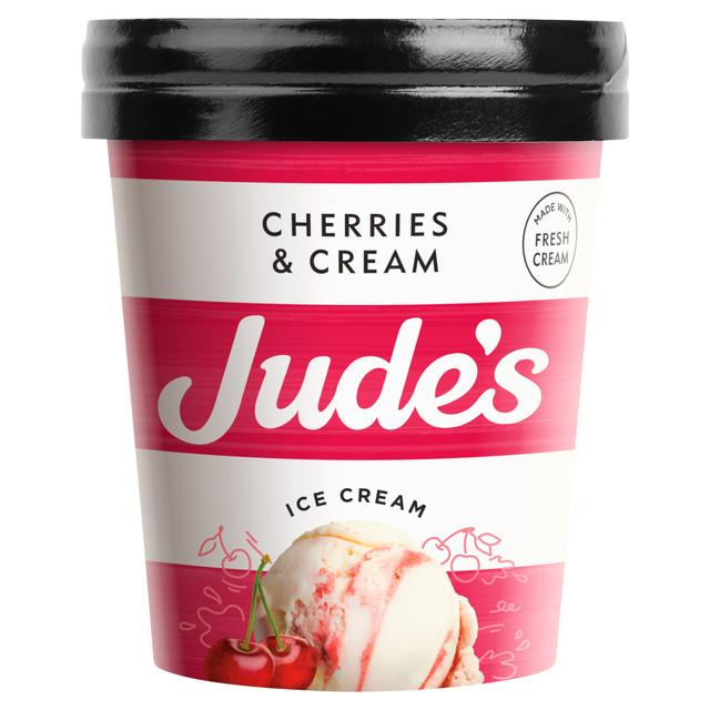 Jude's Cherries & Cream Ice Cream 460ml - gallery image 1