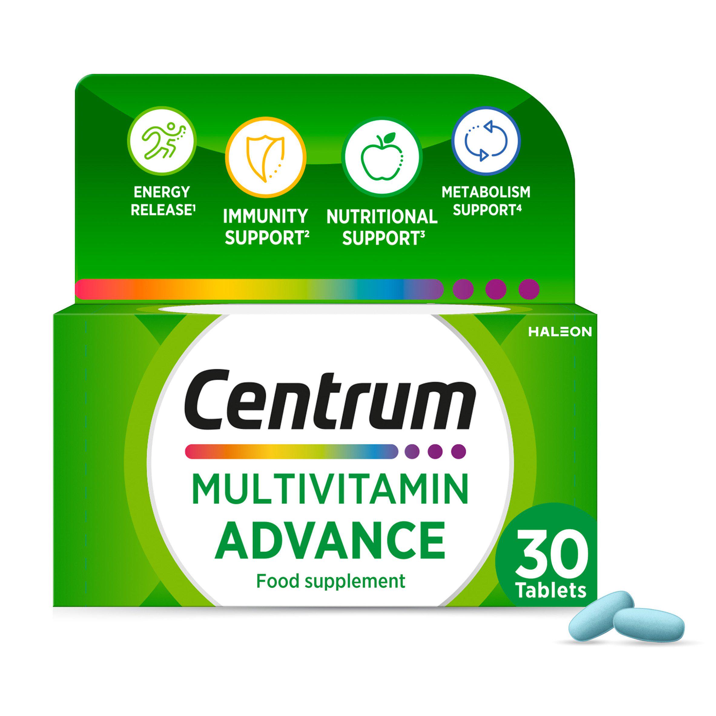 Centrum Advance Multivitamin Tablets 30 Pack