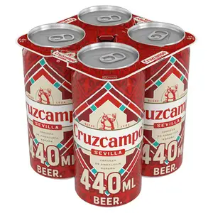 Cruzcampo Sevilla Lager Beer Can 4x440ml