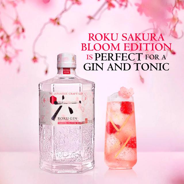 ROKU GIN SAKURA BLOOM EDITION 700ml 限定版 Roku Gin Spring Series