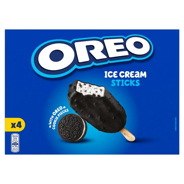 Oreo Ice Cream with Oreo Cookie Pieces x4 360ml - gallery image 1