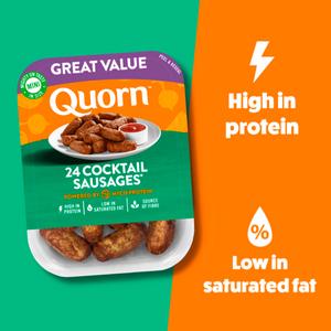 Quorn Cocktail Sausages x24 240g - gallery image 2